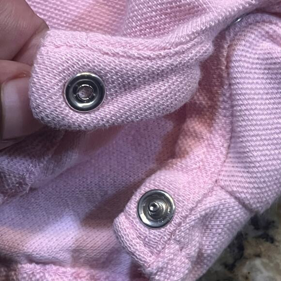 Vintage Ralph Lauren Baby Girls 6 Months Pink Polo Bubble Ruffle Romper - Picture 6 of 8